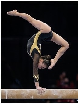 Gymnastics training